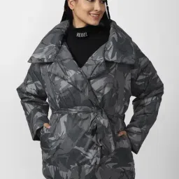 Forever 21 Grey Printed Jacket-picture-13