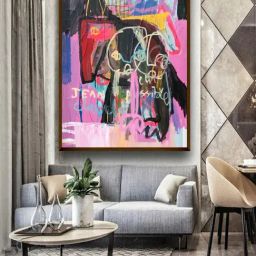 The Art House Abstract Multicolor Canvas Painting-image-48