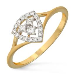 Malabar Gold and Diamonds 18k IGI Certified Diamond Yellow Gold Ring for Women-image-65