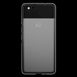 stuffcool Arc Silicone Back Cover for Google Pixel 2 (Anti Slip Feature, Transparent)-52