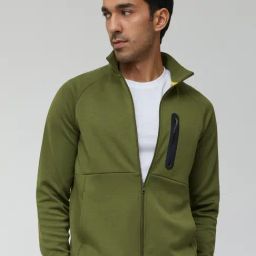 XYXX Olive Regular Fit High Neck Sweatshirt-picture-22
