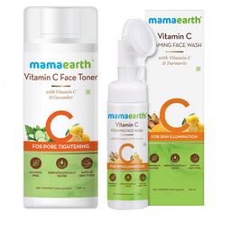 Mamaearth Unisex Set of Vitamin C Foaming Face Wash & Face Toner-4