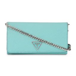 Guess Women Teal Textured Crossbody Bag-37