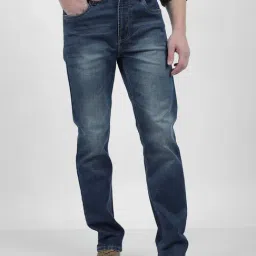 Numero Uno Blue Slim Fit Faded Jeans-image-56