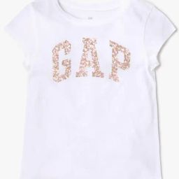 GAP Girls White Cotton Embroidered T-Shirt-image-48