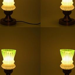 SOMIL White Glass Cylinder Table Lamps-image-91