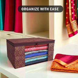 Kuber Industries Maroon Set of 6 Regular Drawer Organiser Organisers image 3