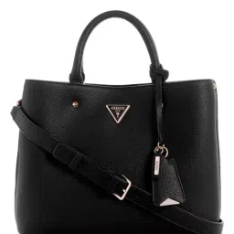Guess Black Meridian Medium Girlfriend Satchel-image-59