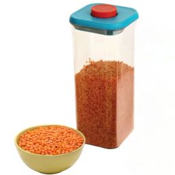 HAZEL Blue Plastic Airtight Food Storage Container (1600 ml)-4
