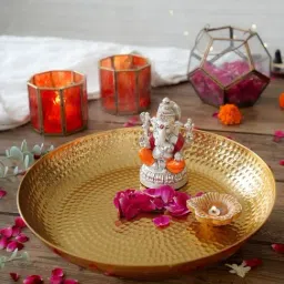 BEHOMA Gold Metal Urli Decor Bowl-image-64