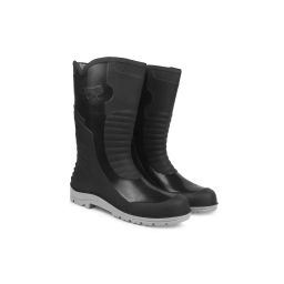 Borris Life High Ankle Steel Toe Black Upper and Grey Sole Safety Gum Boots Size 6 UK-image-30