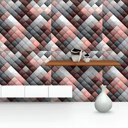 ArtzFolio Printed UV-Resistant Anti-Bacterial Abstract Geometry Peel & Stick Wallpaper-image-8