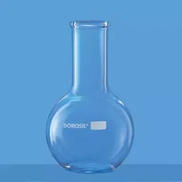 Borosil Flat Bottom Flask 300 ml Capacity and 24/29 Joint Size, 3454S04-8