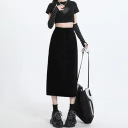 StyleCast x Revolte A-Line Midi Skirt-image-7
