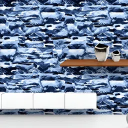 ArtzFolio Printed UV-Resistant Anti-Bacterial Abstract Watercolor Splash Peel & Stick Wallpaper-image-2