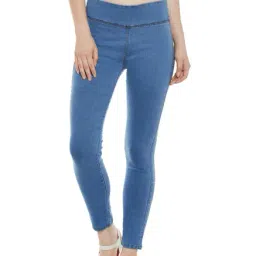 Miss Chase Blue Super Skinny Fit Jeggings-picture-0