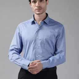 Arrow Men Pure Cotton Manhattan Slim Fit Formal Shirt-picture-1