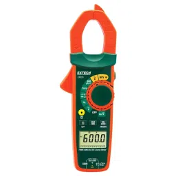 EXTECH INSTRUMENTS Dmm, Clamp, Manual, 600A, 3.75 Digit, EX655-10