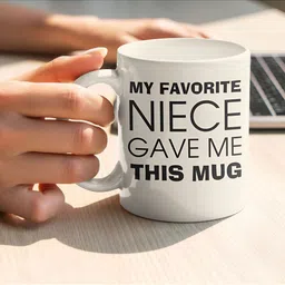 ARTBUG White Printed Ceramic Glossy Core Set of Cups and Mugs image 5