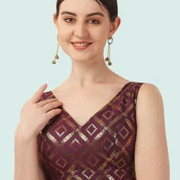 Moda Rapido Woven Design Saree Blouse-picture-32
