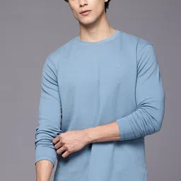 Allen Solly Men Slim Fit Textured T-shirt-image-17