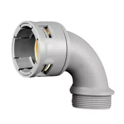 APA 19.05 mm (3/4 Inch) Polyamide Nylon 90 Degree Elbow PG Thread Connector, PG 22 (3/4") (Pack 100 Piece)-image-43