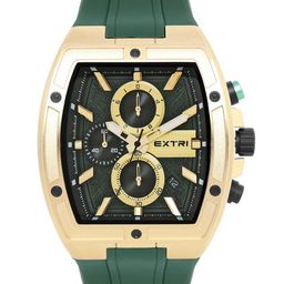 EXTRI Men Dial & Textured Straps Analogue Watch X6089-J-12