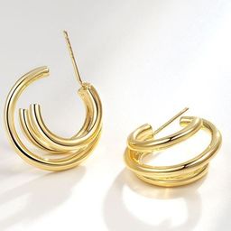 MYKI Contemporary Hoop Earrings-image-44