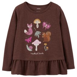 Carter's Woodland Friends Peplum Jersey Tee - Brown-image-99