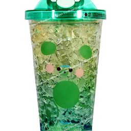 FunBlast Tumbler with Lid & Straw Green - 450 ml-picture-11