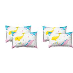 RRC Super Soft Brushed Microfiber Cotton Pillow Cover - White-20