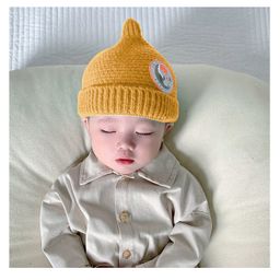 SYGA Woolen Knitted Winter Cap Yellow - Diameter 10 cm-picture-26