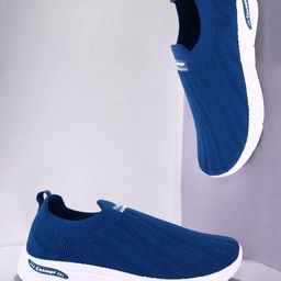 CHamps SHOES Knitted Casual Shoes - Teal Blue-image-79
