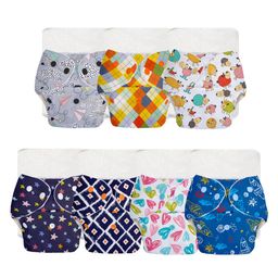 Superbottoms BASIC Washable & Reusable Cloth Diapers - Quick dry high absorption Diapers for Baby (3m-3y) 7 Diaper and 7 Quick Dry Pad, 7 kg to 17 kg-44