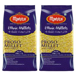 MANNA Proso Millet Unpolished Natural Grains, 1kg (500g x 2 Packs) - (Chena/Barri/Pingu/Pani Varagu/Cheno) | Native Low GI Millet Rice | High Protein & 100% more fibre than rice - 1000 g-image-56