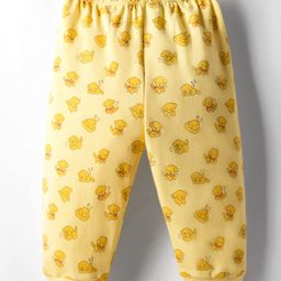 Tango Interlock Knit Full Length Lounge Pant With Animal Print - Yellow-picture-46