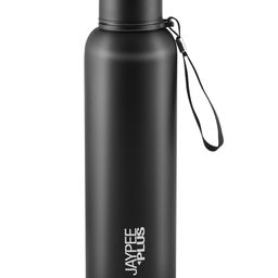 Jaypee Plus Vogue Vacuum Insulated Stainless Steel Hot & Cold Water Bottle-BIS Certified, Rust & Leak Proof, 900ml Black-image-40