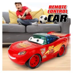 Fiddlerz Remote Control Racing Car with LED Lights High Speed RC Car with Rechargeable Battery Forward and Backward Movement for Kids Boys and GirlsRed image 2