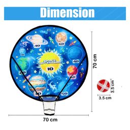 Bunie Space Theme 2 in 1 Sticky Target Shooting Game with Basket Ball for Kids image 3