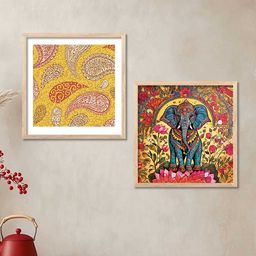walllane Traditional Wall Art With Frame Home Decor Wall Painting For Living Room Office Bedroom-picture-13