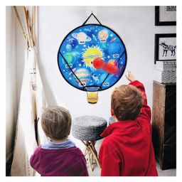 Bunie Space Theme 2 in 1 Sticky Target Shooting Game with Basket Ball for Kids image 5