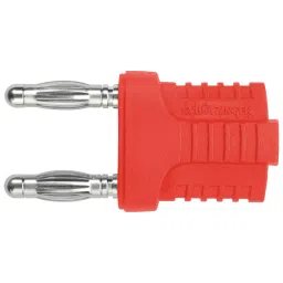 SCHUTZINGER CONN, BANANA, PLUG, 12A, RED, KURZ 14-4 IG MB NI / RT-picture-19