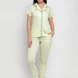 Secret Wish Yellow Shirt With Pyjamas-image-20