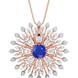 Joyalukkas 18k Gold & Diamond Pendant with Chain for Women-image-26