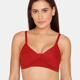 Zivame Red Non-wired Non-padded T-Shirt Bra-picture-32