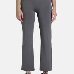 Puma Performance Essentials Grey Mid Rise Yoga Pants-image-97