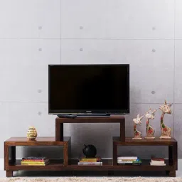 Ikiriya Allen Brown Wood TV Entertainment Unit for Living Room-picture-30