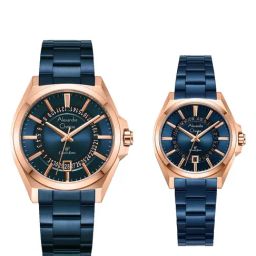ALEXANDRE CHRISTIE 8688MDLDURBU Classic Steel Analog Watch for Couple-image-58