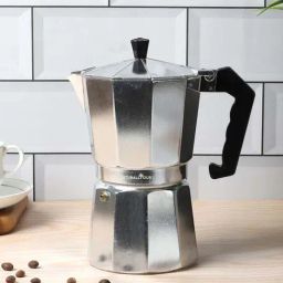 NATURALLYOURS Silver Aluminium Moka Pot Coffee Maker (456ml)-33