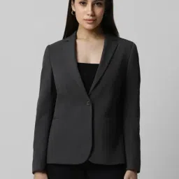 Van Heusen Grey Regular Fit Formal Blazer-picture-42